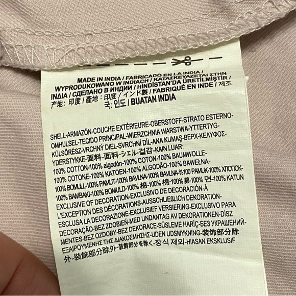 Vans Cropped Boxy Pale Blush Shacket Jacket, Size Medium, Pale Pink - Picture 5 of 11